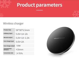 9eight5 Qi Wireless Fast Charging Pad for Phones (10W) ricondizionato - Reebelo Italia