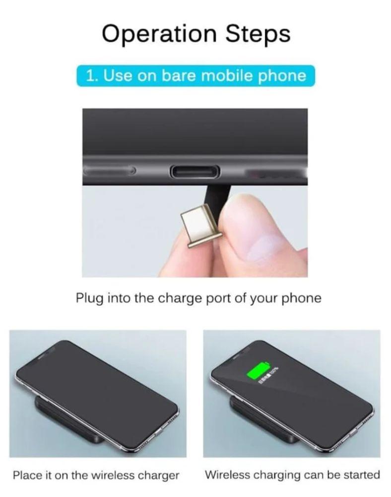 9eight5 Wireless Charging Receiver Type C Devices ricondizionato - Reebelo Italia