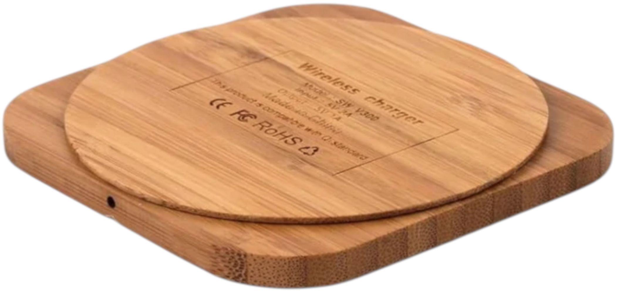 9eight5 Wood-Design Wireless Charger Pad (5W) ricondizionato - Reebelo Italia
