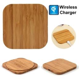 9eight5 Wood-Design Wireless Charger Pad (5W) ricondizionato - Reebelo Italia