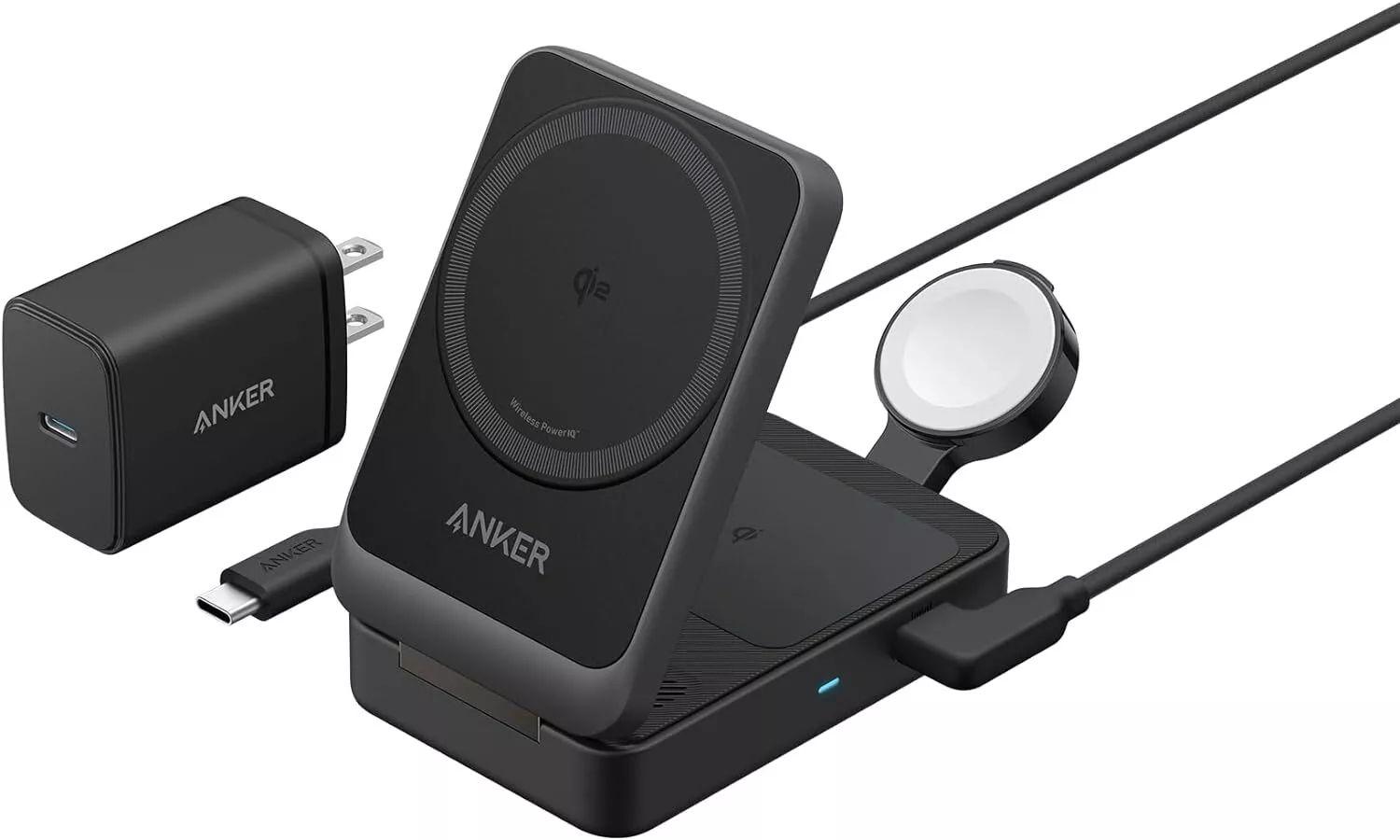 Stazione di ricarica wireless 3-in-1 Anker MagGo ricondizionato - Reebelo Italia