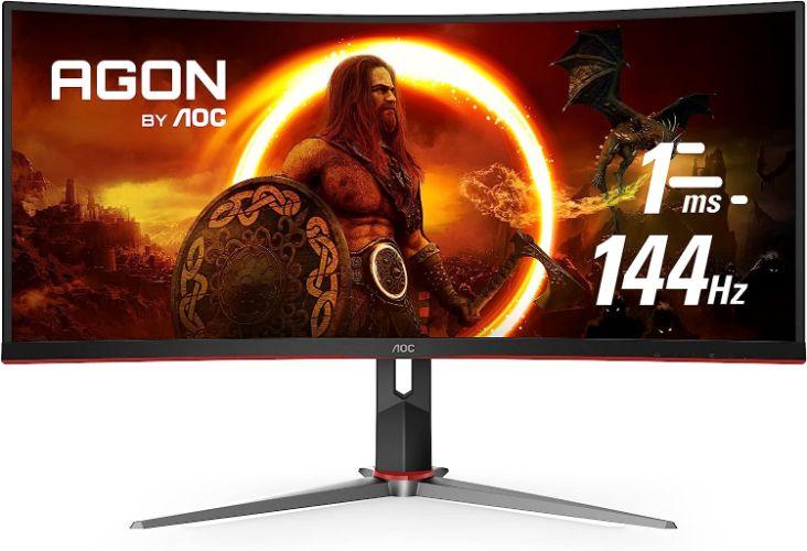 AOC CU34G2X 34" WQHD Gaming Monitor ricondizionato - Reebelo Italia
