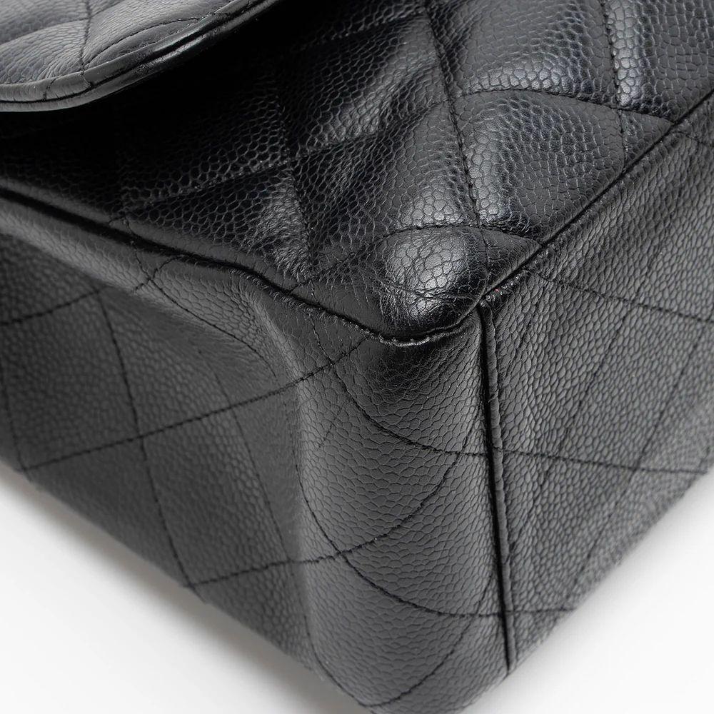 Chanel Caviar Leather Classic Maxi Single Flap Bag ricondizionato - Reebelo Italia