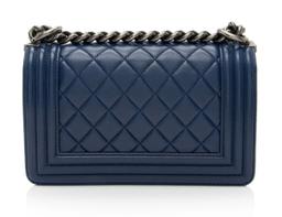 Chanel Lambskin Small Boy Bag ricondizionato - Reebelo Italia