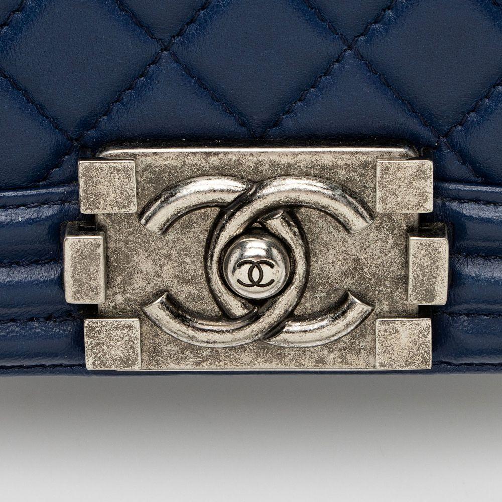Chanel Lambskin Small Boy Bag ricondizionato - Reebelo Italia