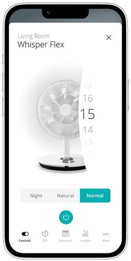 Duux Whisper Flex Smart Stand Fan ricondizionato - Reebelo Italia
