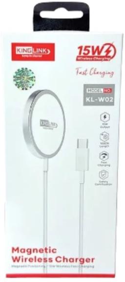 Kinglink KLW02 15W Magnetic Wireless Charger Pad (1M) ricondizionato - Reebelo Italia