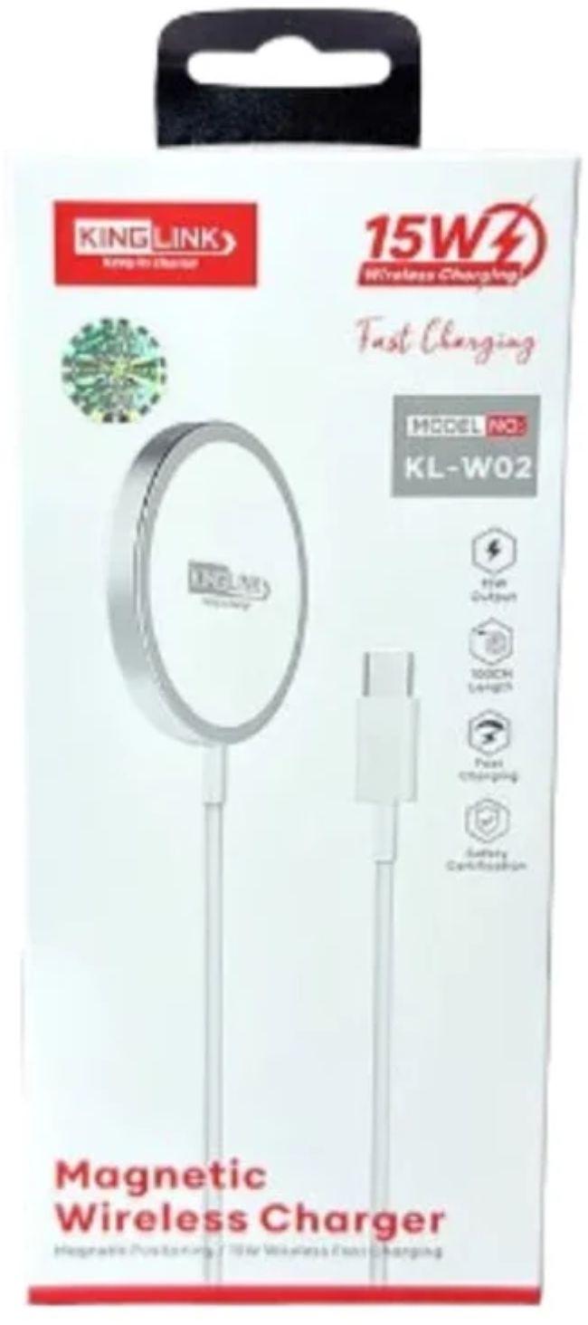 Kinglink KLW02 15W Magnetic Wireless Charger Pad (1M) ricondizionato - Reebelo Italia
