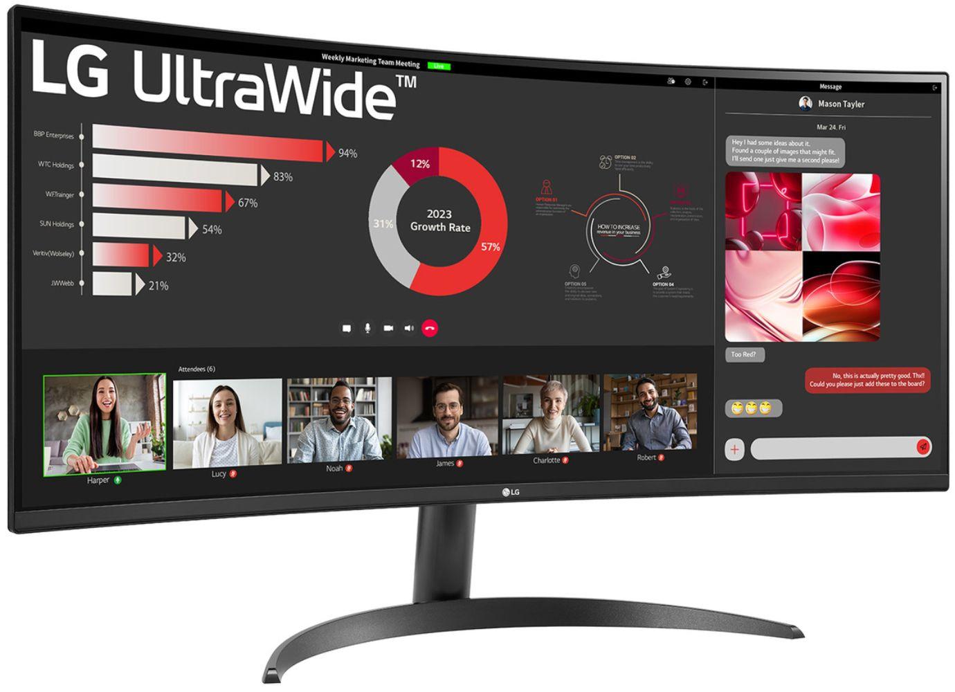 LG 34WR50QK-B Monitor Curvo UltraWide QHD 34" ricondizionato - Reebelo Italia