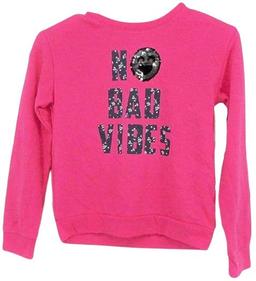 Member's Mark Girls Sweater No Bad Vibes 6/6x ricondizionato - Reebelo Italia