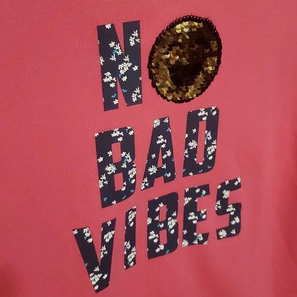 Member's Mark Girls Sweater No Bad Vibes 6/6x ricondizionato - Reebelo Italia