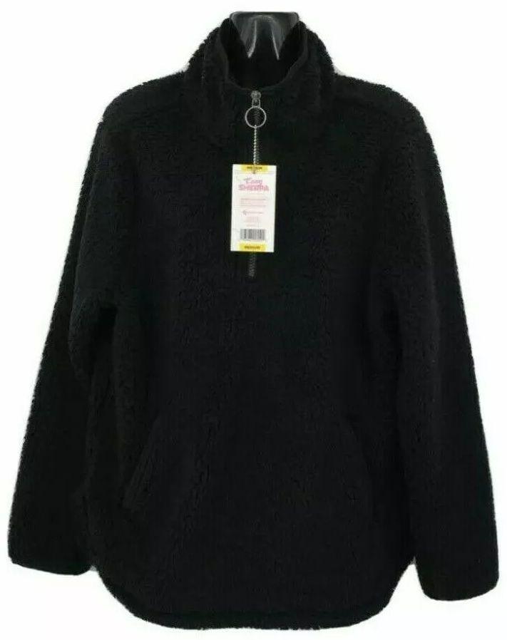Member's Mark Women's Cozy Sherpa 1/4 Zip Pullover S ricondizionato - Reebelo Italia