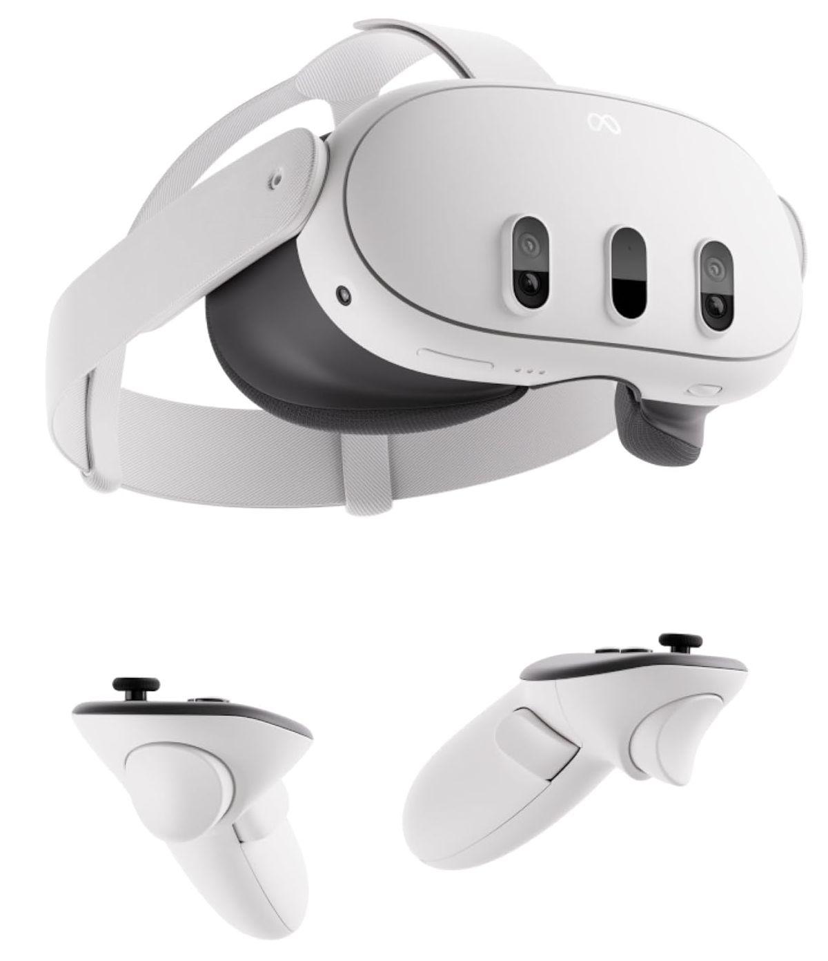 Meta Quest 3 VR Headset Controllers & Charger ricondizionato - Reebelo Italia