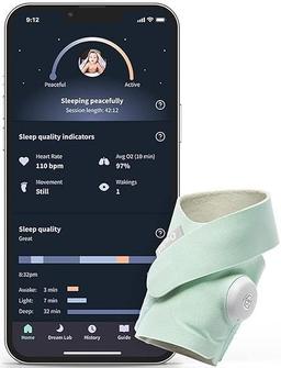 Owlet Dream Sock Smart Baby Monitor ricondizionato - Reebelo Italia