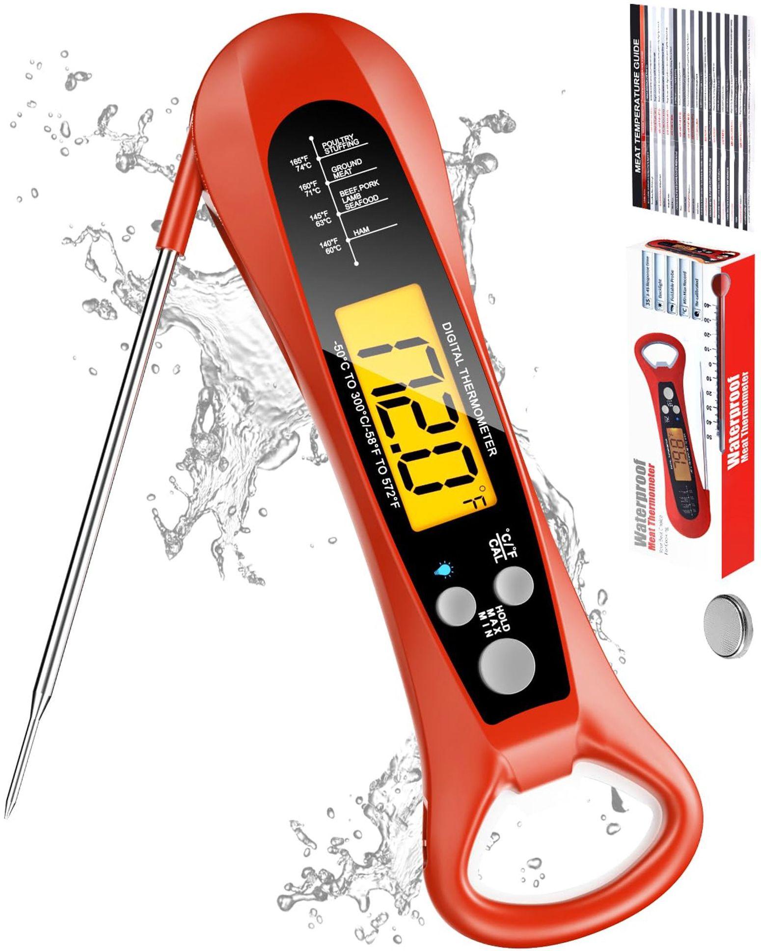 Rouuo Instant Read Meat Thermometer ricondizionato - Reebelo Italia