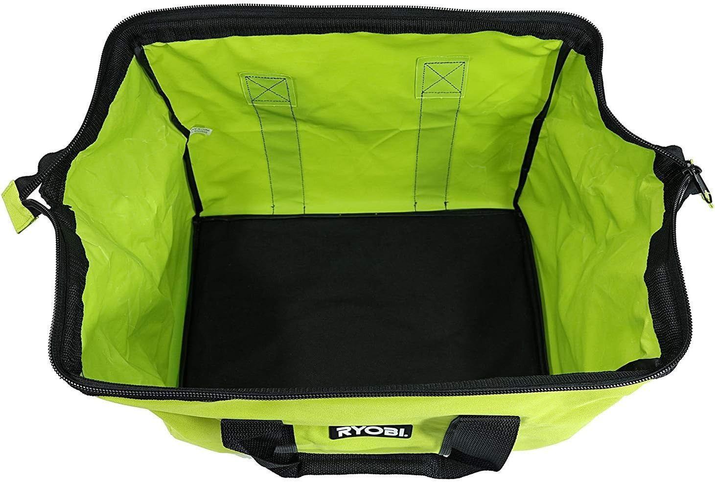 RYOBI Contractors Heavy Duty Green Tool Bag ricondizionato - Reebelo Italia