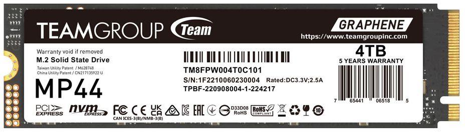 Team Group Elite MP44 M.2 PCIe 4.0 SSD ricondizionato - Reebelo Italia