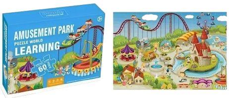 Tristar Large Puzzle - Amusement Park Theme (60pcs) ricondizionato - Reebelo Italia