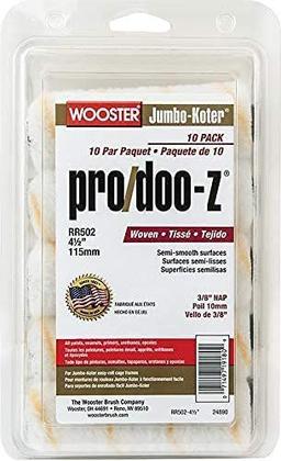 Wooster RR502 4.5" Pro/Doo-Z 3/8" Nap (40-Pack) ricondizionato - Reebelo Italia