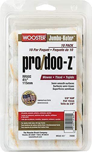 Wooster RR502 4.5" Pro/Doo-Z 3/8" Nap (40-Pack) ricondizionato - Reebelo Italia