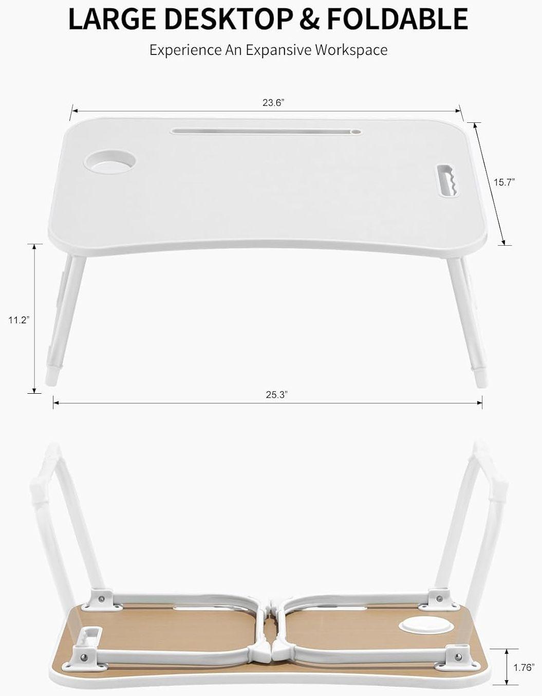Zeaptac Tavolino Pieghevole da Letto per Laptop ricondizionato - Reebelo Italia