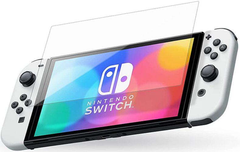 Nuglas Tempered Glass Screen Protector for Nintendo Switch OLED ricondizionato - Reebelo Italia