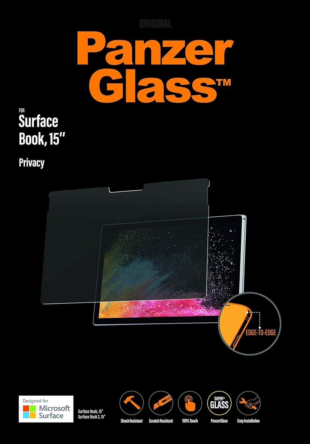 PanzerGlass Microsoft Surface Book 15'' Privacy Transparent Screen Protector ricondizionato - Reebelo Italia