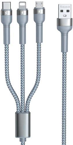 Remax RC-124th Jany Series Cavo di Ricarica 3-in-1 3.1A (1.2M) ricondizionato - Reebelo Italia