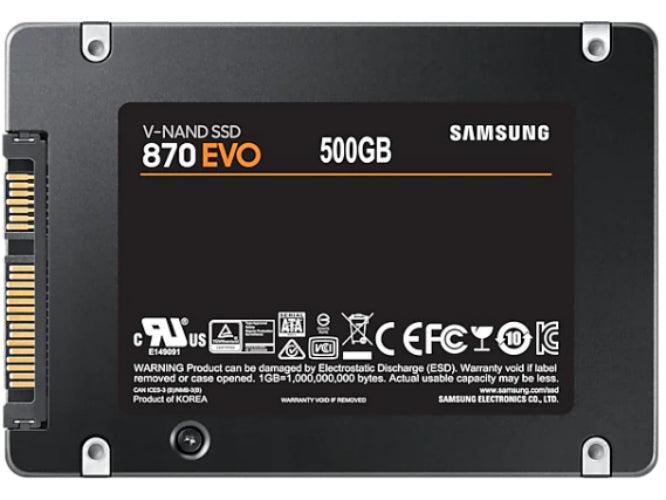 Samsung 870 EVO SATA III 2.5" 500GB Internal SSD ricondizionato - Reebelo Italia