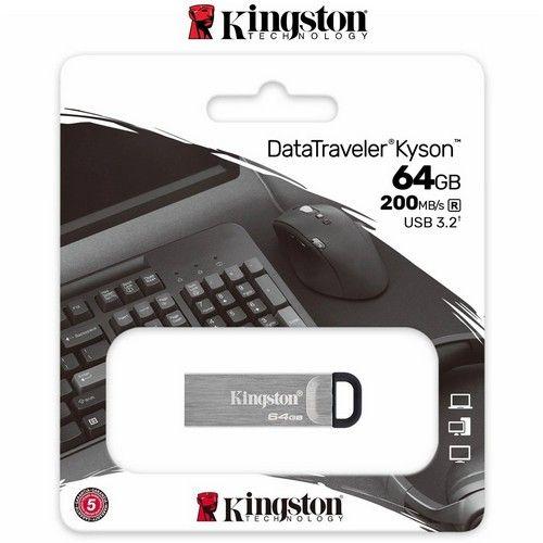 Kingston Technology Chiavetta USB 64GB Data Traveler USB 3.2 Kyson Flash Drive Memoria Stick PC ricondizionato - Reebelo Italia